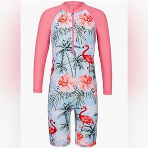 Girls UPF 50+ One Pieces Swimsuit
